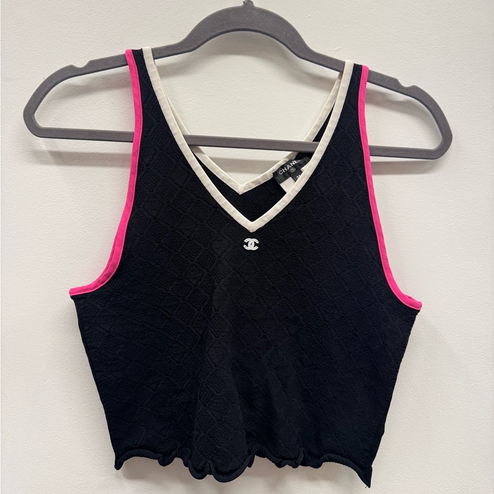 CHANEL knit tank